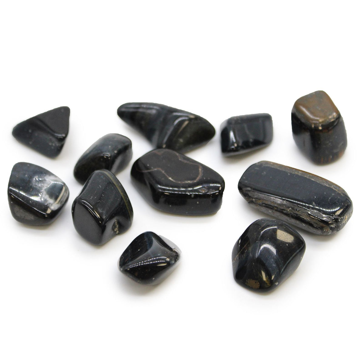 Blue Tiger’s Eye Large Tumble Stones – Pack of 24