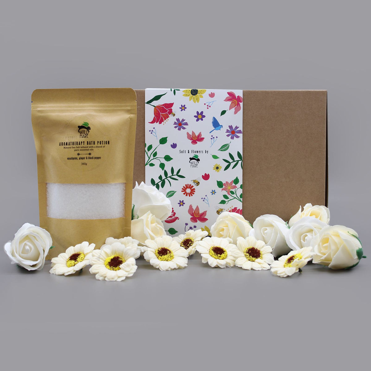 Wild Hare Salt & Flowers Set for Cold and Flu