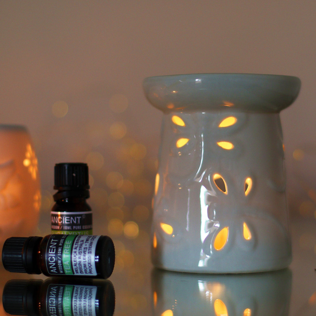 White Dragonfly Oil Burner