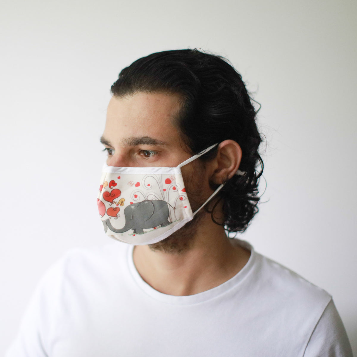 Love Elephants Reusable Fashion Face Covering