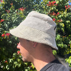 Patched Boho Festival Hat – Natural