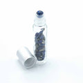 Sodalite Gemstone Roller Bottle with Silver Cap – 5ml