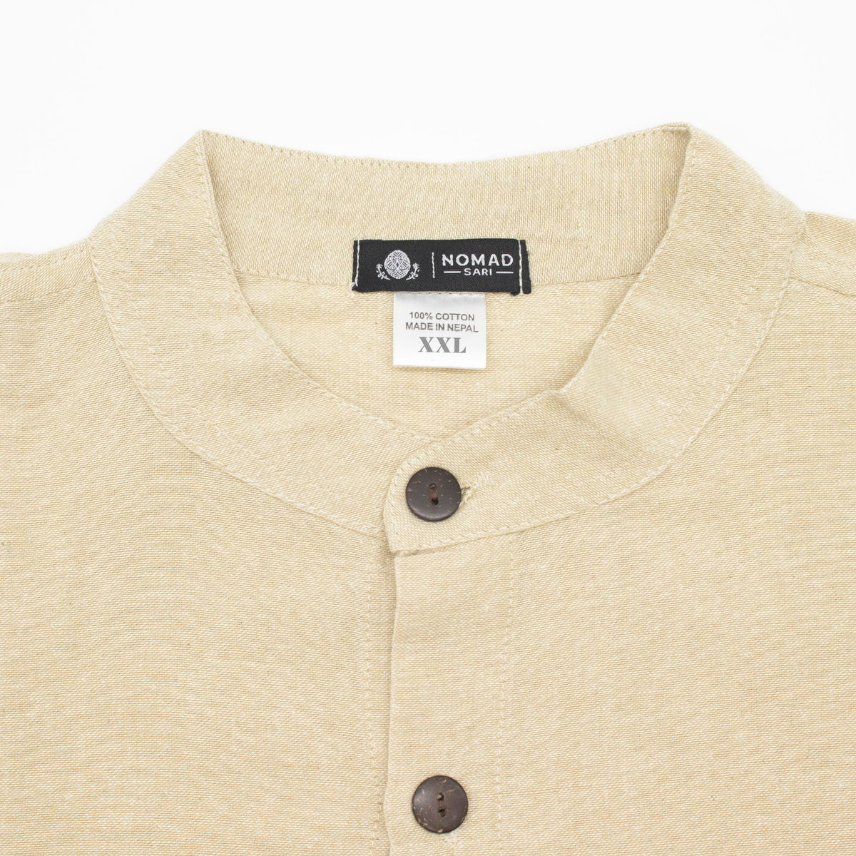 Nomad Sari Kathmandu Shirt – Stone, XXL