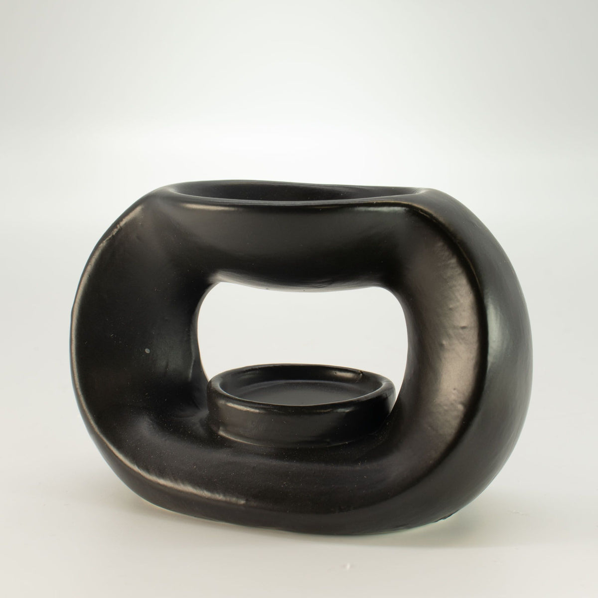 Matt Black Ceramic Zen Oil Burner