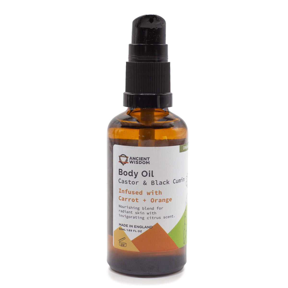 Organic Carrot Orange Body Oil – 50ml