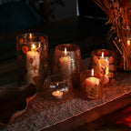 Floral Glass Vase Candle Holder Margarita – 12 x 11cm