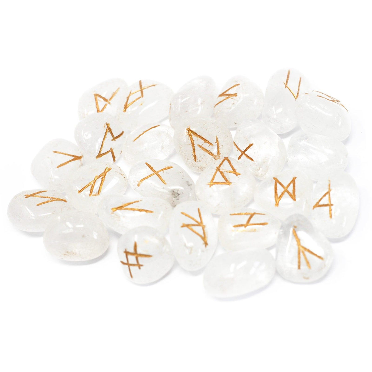 Indian Rune Set in Crystal Pouch