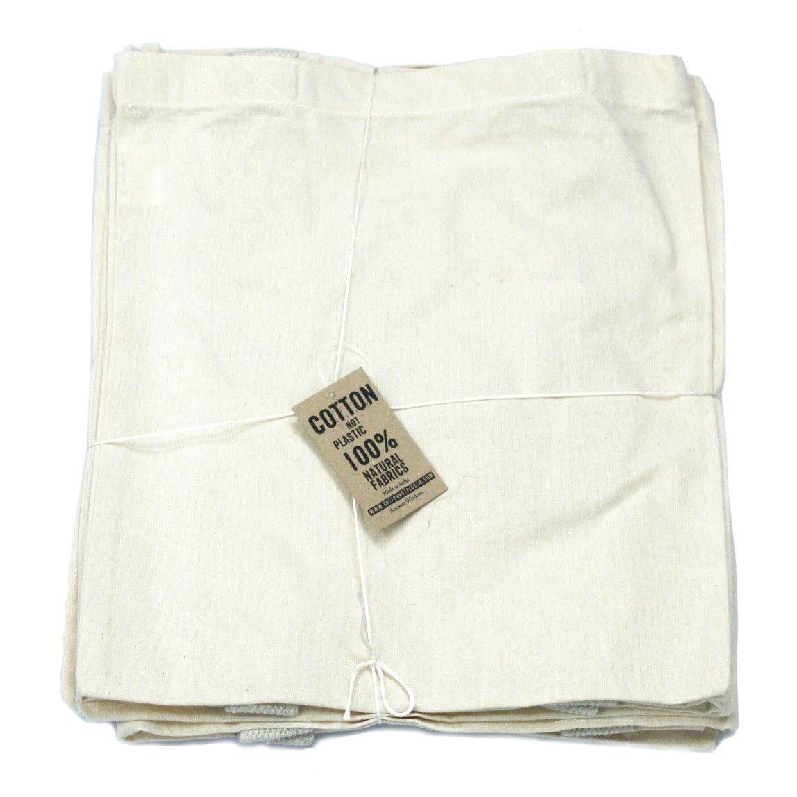 Small Natural Cotton Tote Bag – 25 x 20cm
