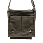 Cotton Canvas Messenger Bag – Graphite