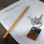 Buddha Seven Chakra Orgonite Keyring