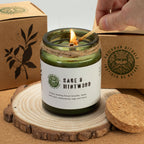 Jasmine Glade Woodwick Soy Candle