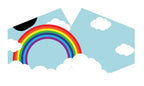 Rainbow Reusable Fashion Face Covering for Children