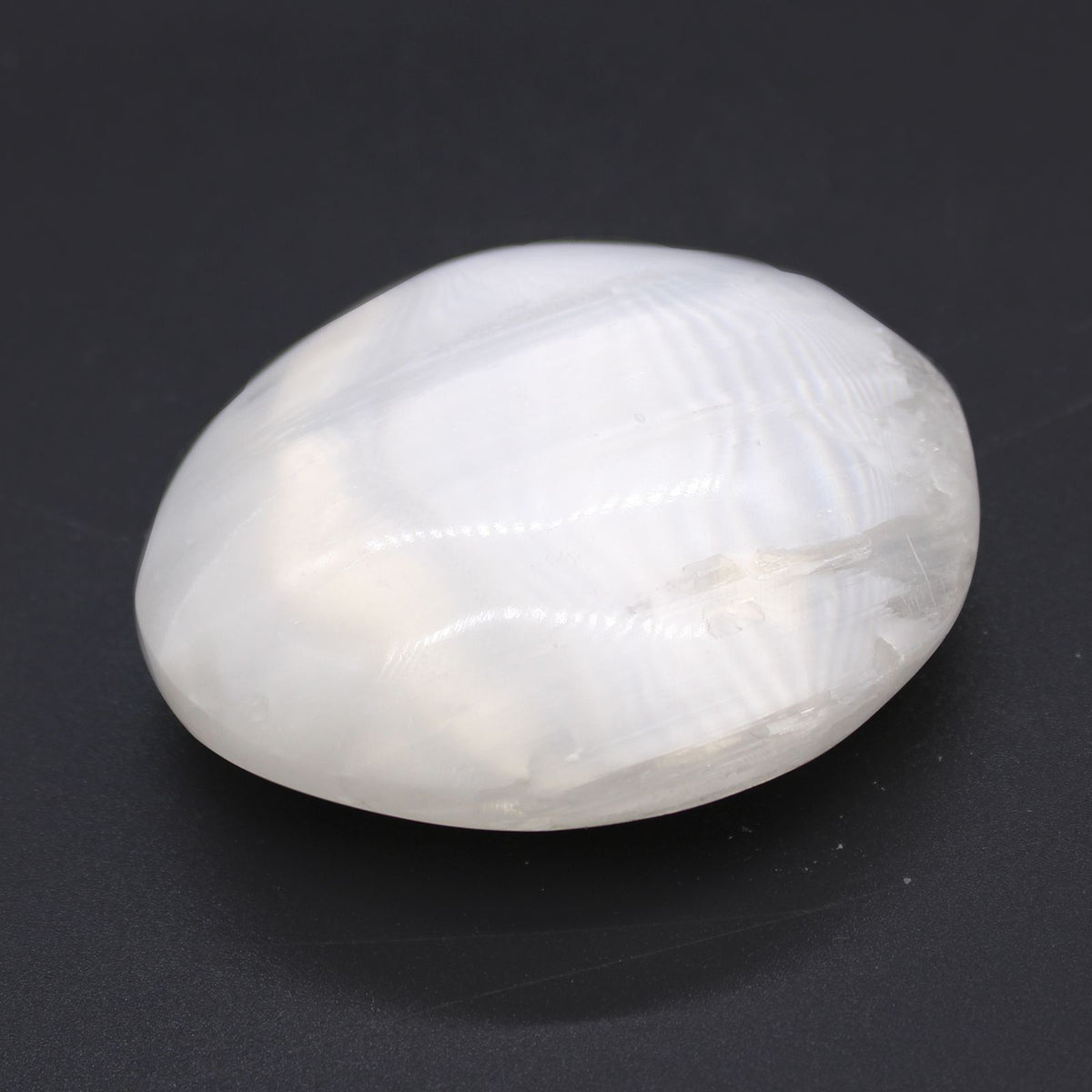 Selenite Palm Stone – 5–7cm