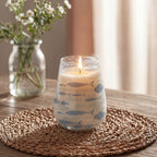 Tall Seabreeze Glass Jar Candle