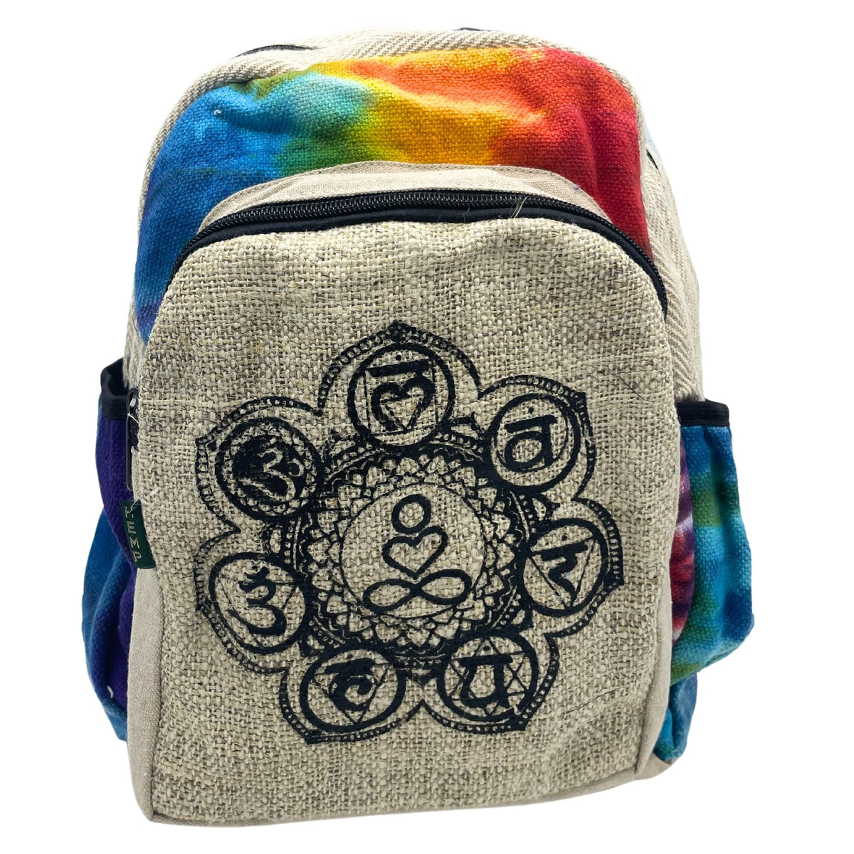 Tie-Dye Hemp Seven Chakra Backpack