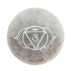Set of 7 Chakra Selenite Charging Plates