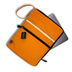 Large Orange Canvas Laptop Pouch – 30 x 40cm