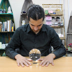 Large Crystal Ball with Stand – 130mm