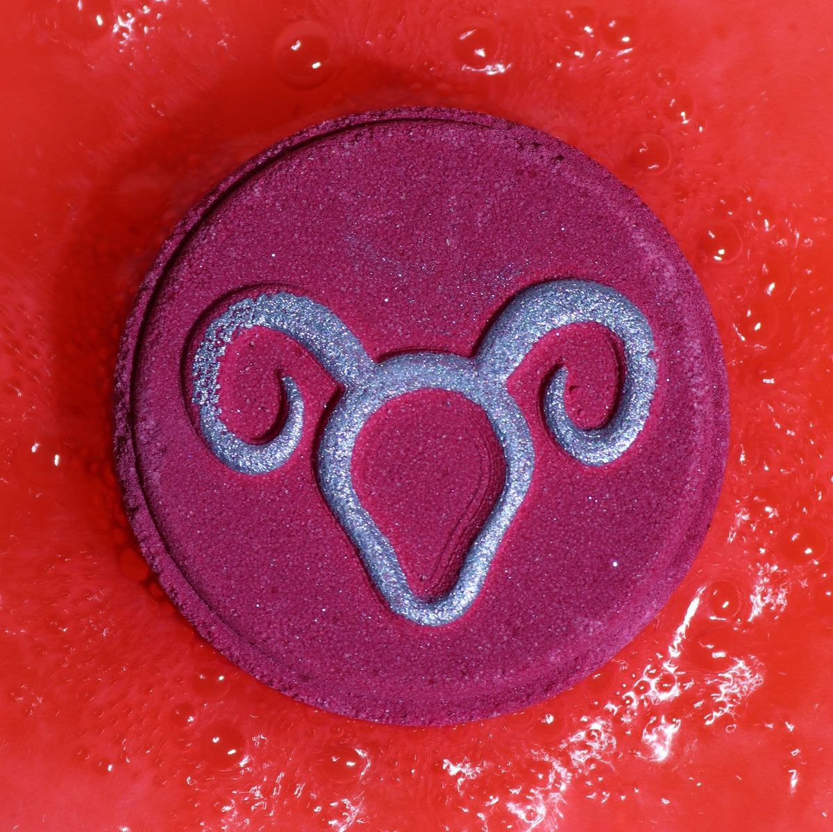 Aries Zodiac Bath Fizzers with Horoscope