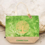 Green Stonewash Tree of Life Bag