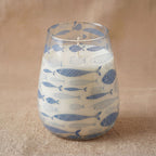Tall Seabreeze Glass Jar Candle