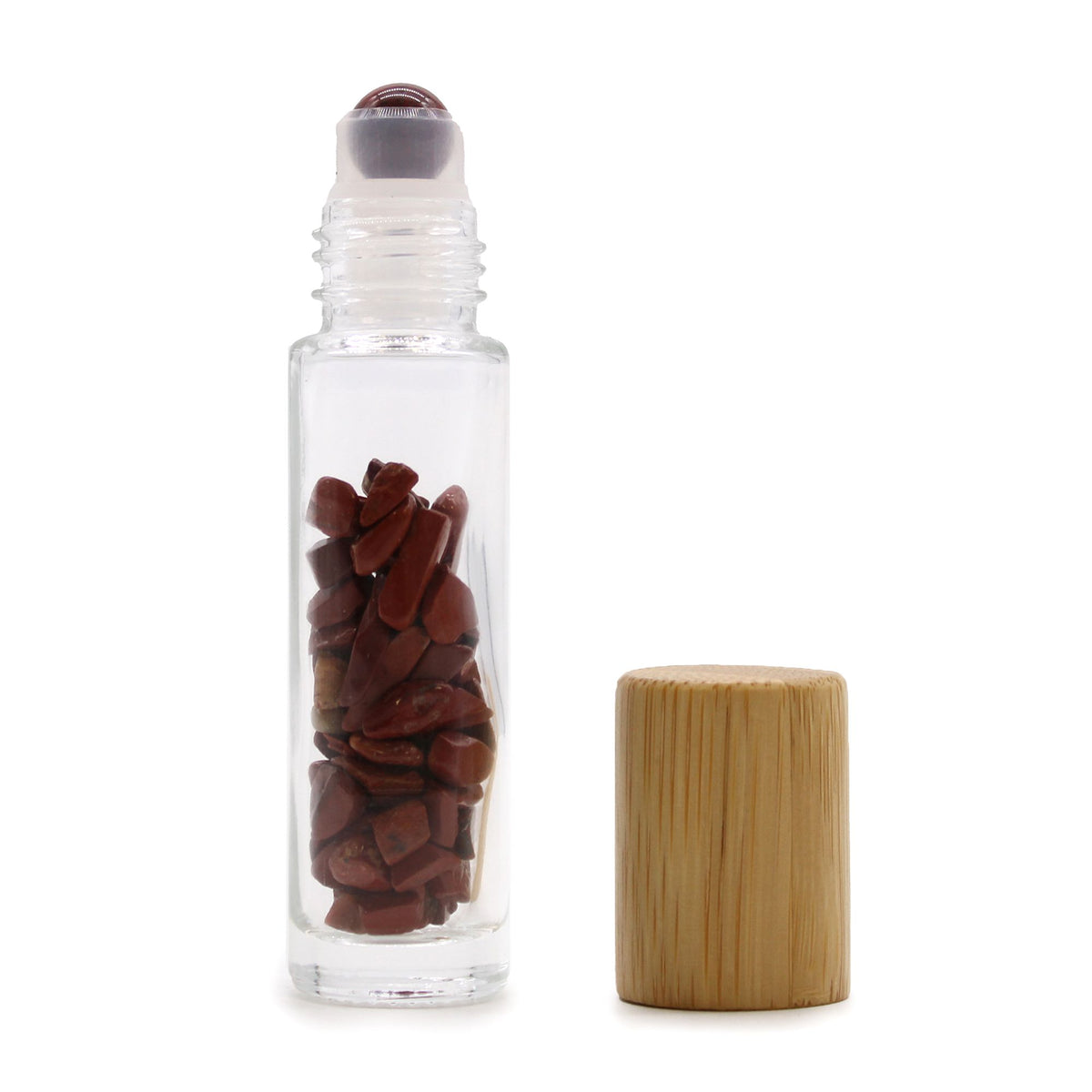 Red Jasper Gemstone Roller Bottle – 5ml