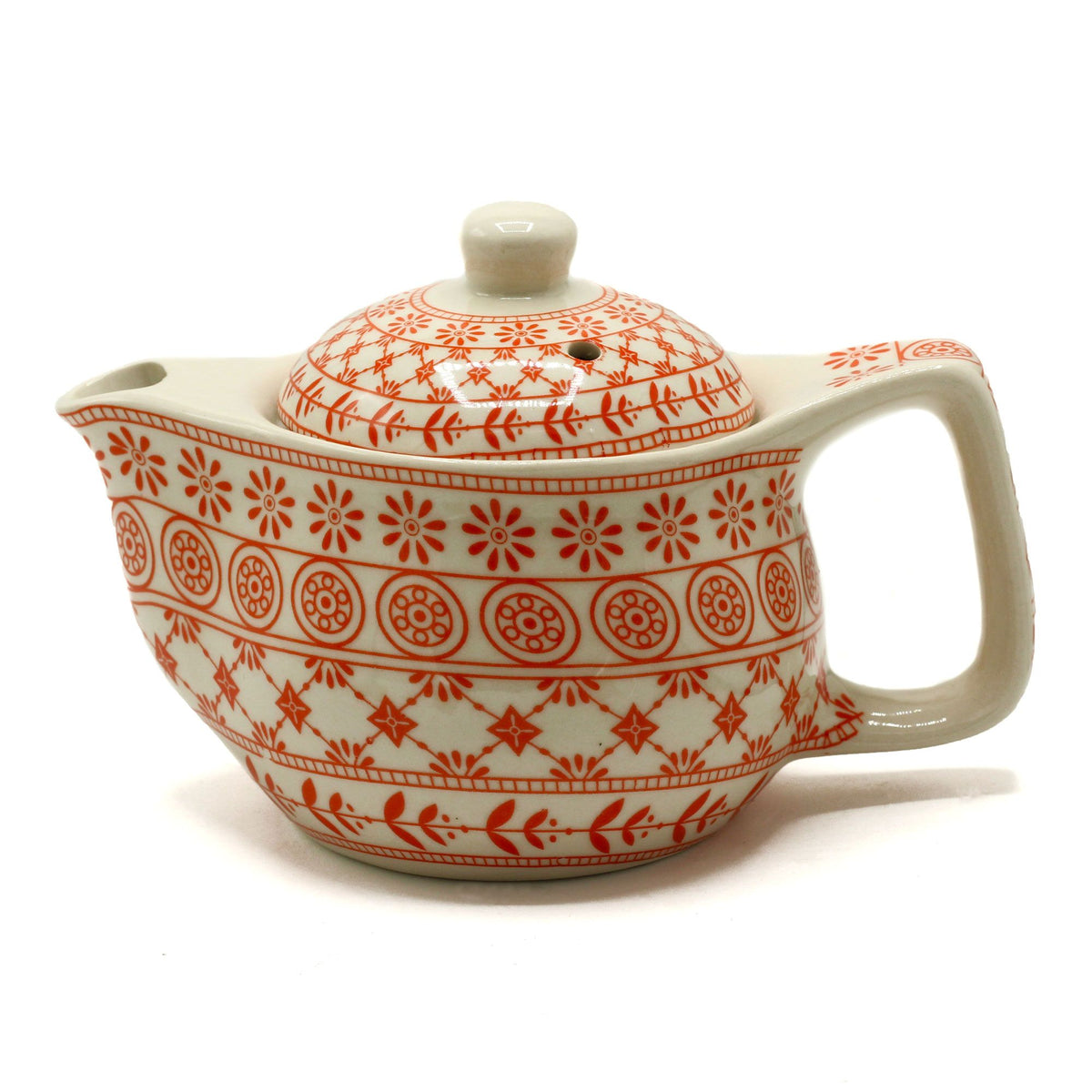 Small Amber Herbal Teapot Set