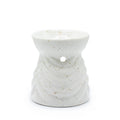Ivory Geometric Ceramic Oil Burner