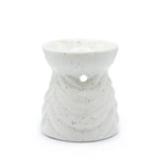 Ivory Geometric Ceramic Oil Burner