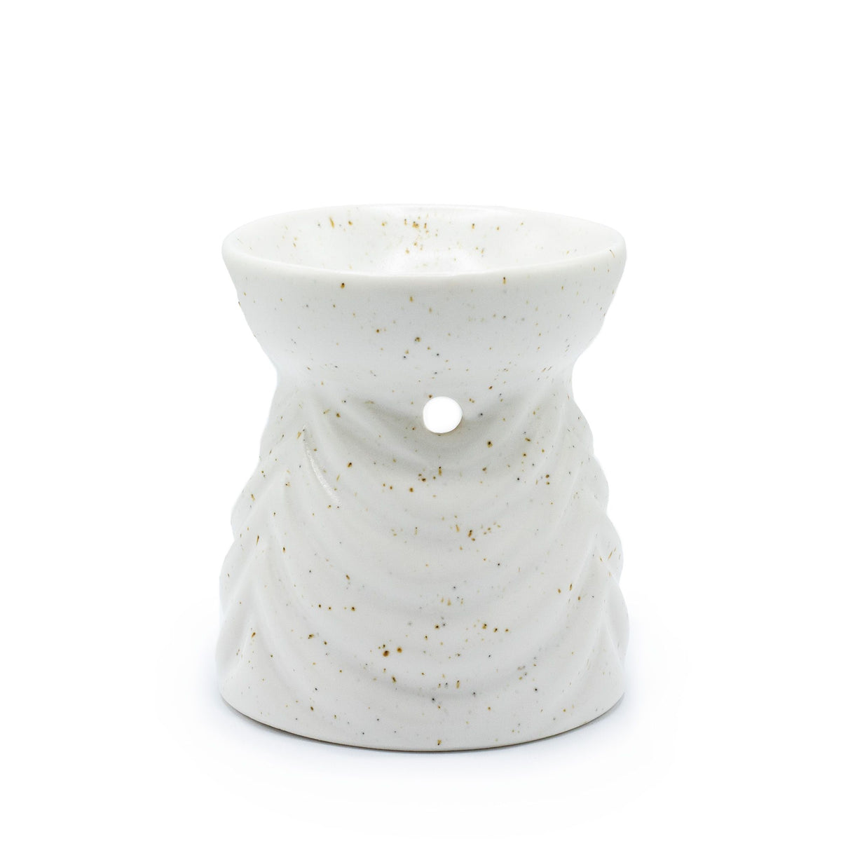 Ivory Geometric Ceramic Oil Burner