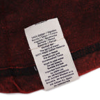 Mandala Stonewashed Cotton T-Shirt – Maroon, Small