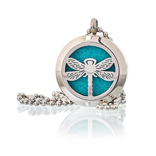 Dragonfly Aromatherapy Jewellery Necklace – 25mm