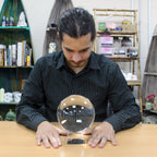 Crystal Ball on Stand – 150mm