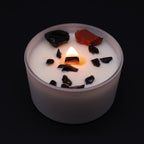 Root Chakra Crystal Candle
