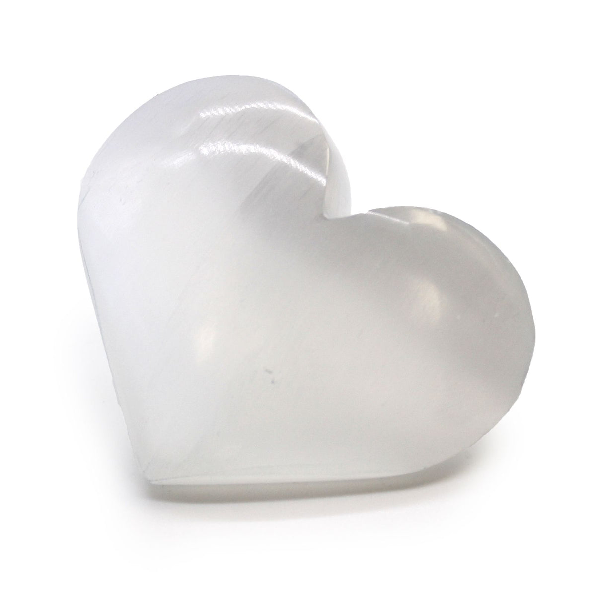 Selenite Heart Crystal – 5–6cm
