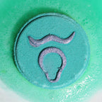 Taurus Zodiac Bath Fizzers with Horoscope