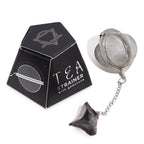 Black Obsidian Raw Crystal Tea Strainer