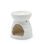 Ivory Geometric Ceramic Oil Burner