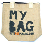 My Bag Jute Tote Bag