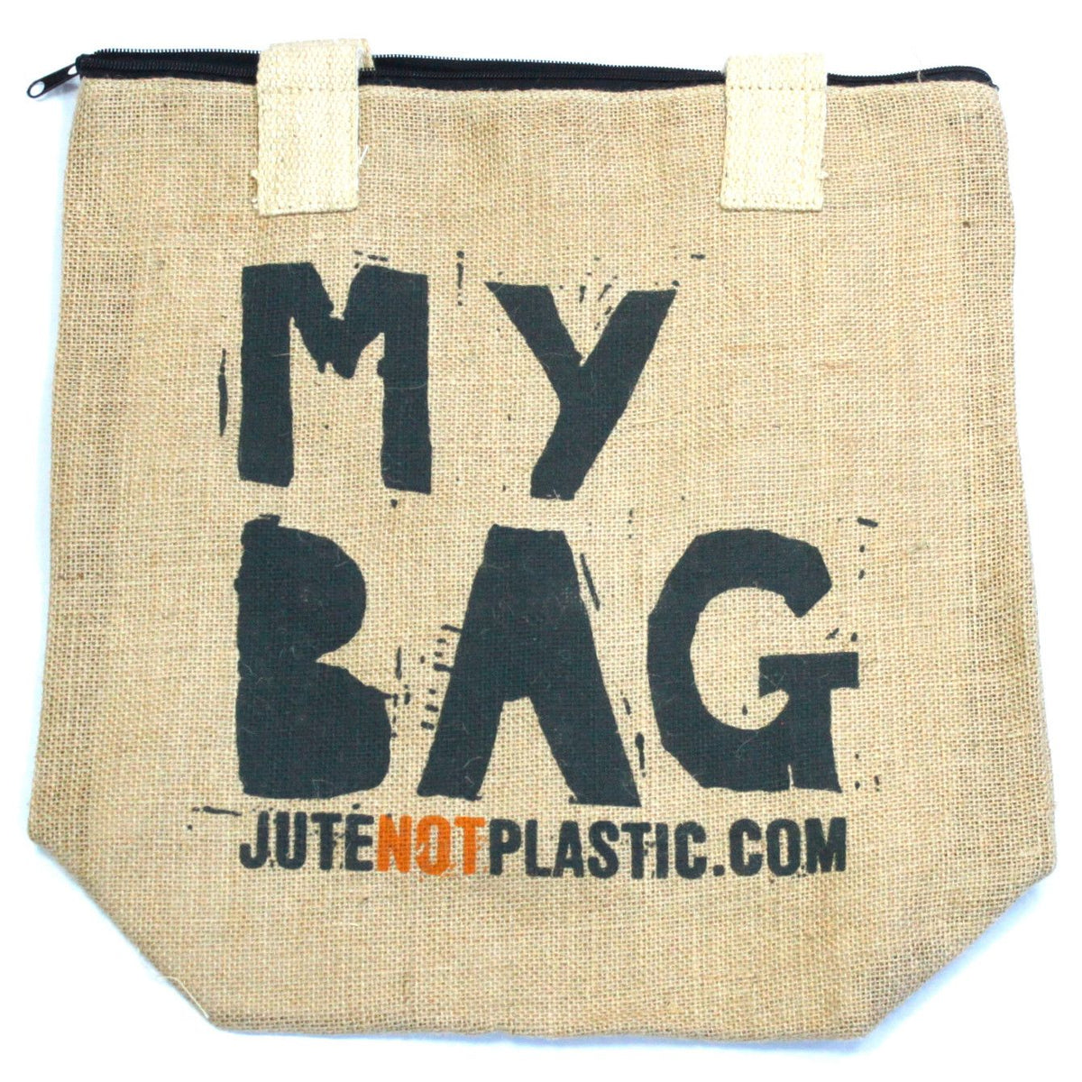 My Bag Jute Tote Bag