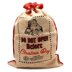 Jute Santa Sack – Do Not Open Before