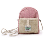 Hemp and Cotton Mobile Bag with String