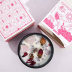 The Lovers Crystal Magic Flower Candle