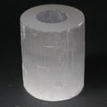 Selenite Cylinder Candle Holder – 10 cm