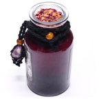 Amethyst Crystal Bath Spell Potion with Amulet