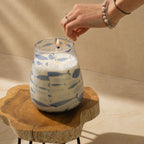 Tall Seabreeze Glass Jar Candle