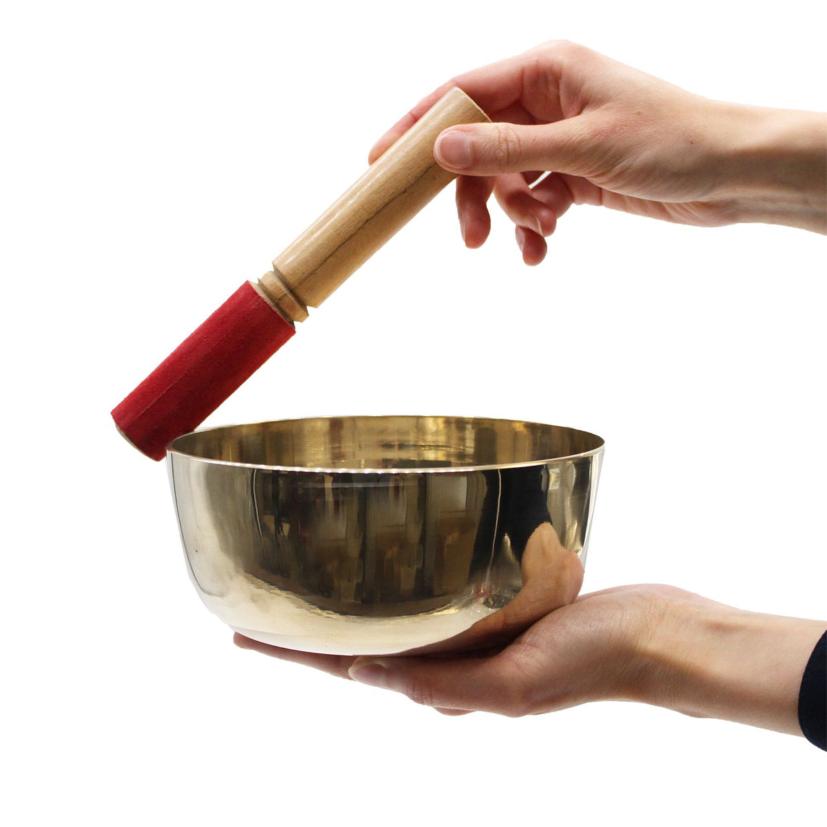 Large Brass Singing Bowl – 17cm