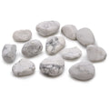 White Howlite Magnesite Tumble Stones – 12 Medium