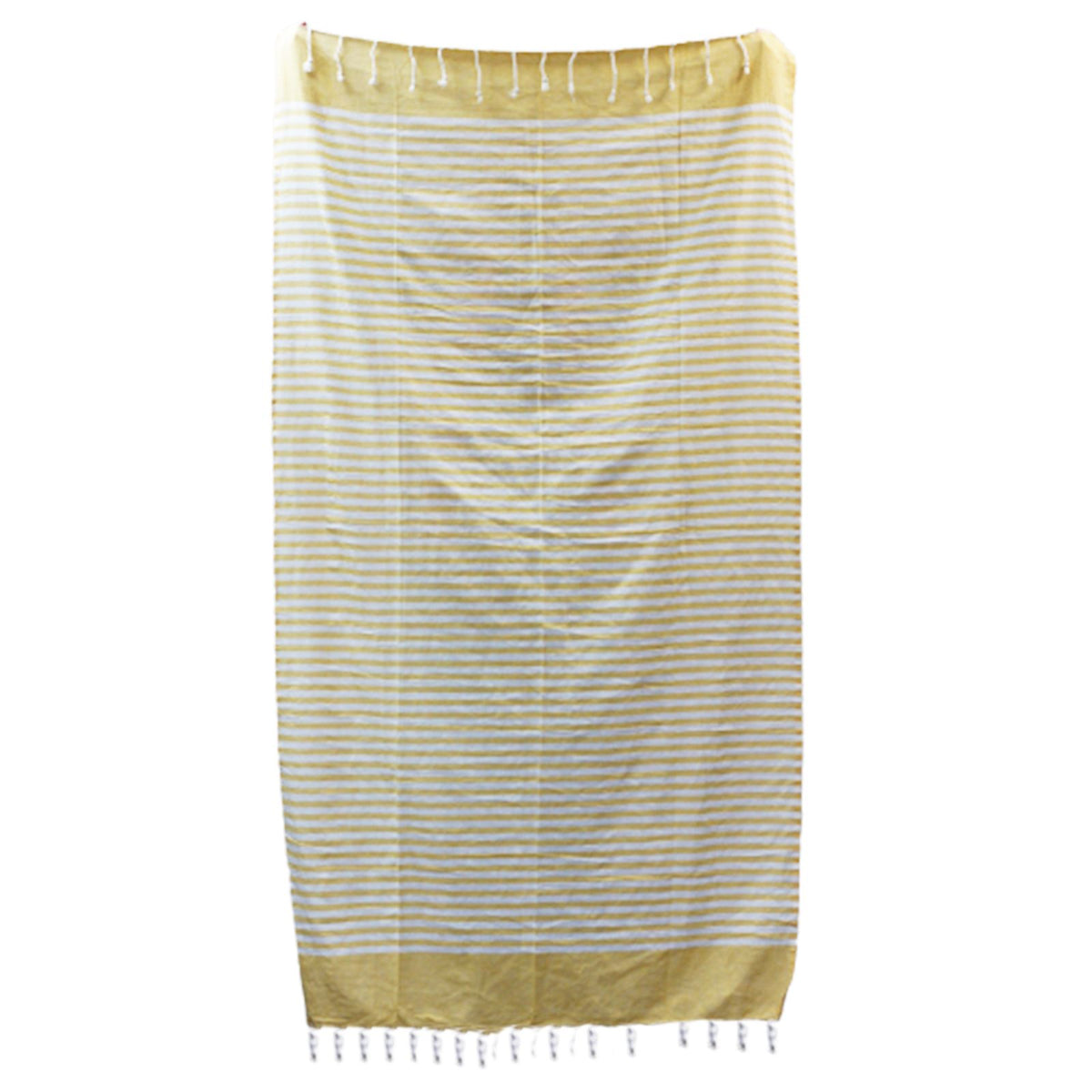 Sunny Yellow Cotton Pareo Towel – 100 × 180cm
