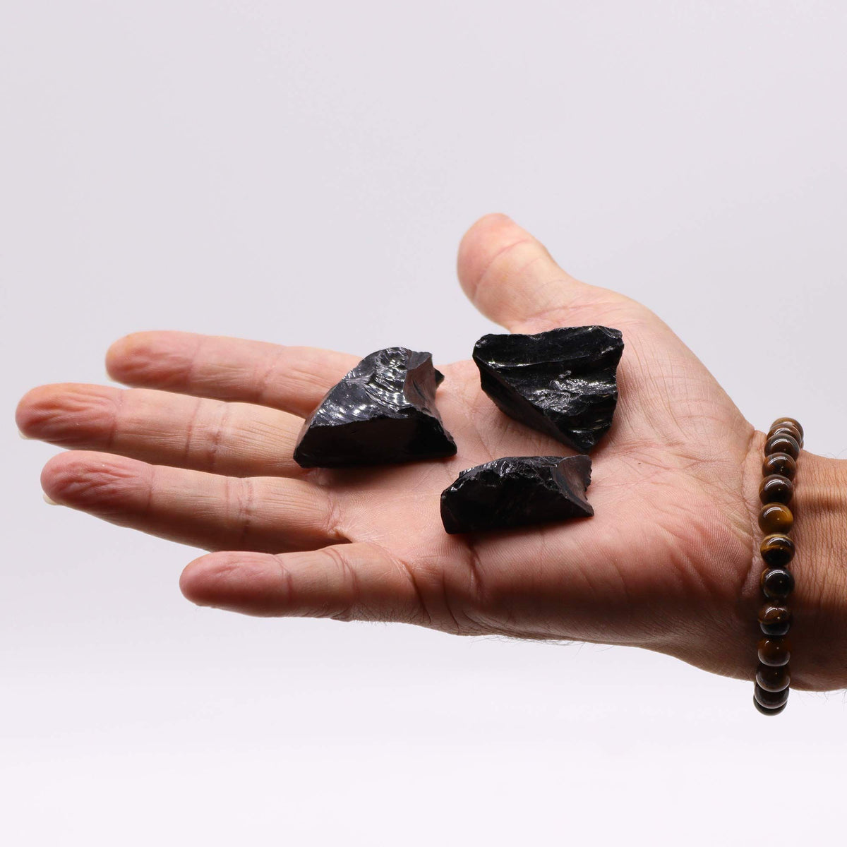 Raw Black Obsidian Crystals – 500g